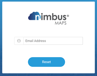 Password Reset in Nimbus Maps 